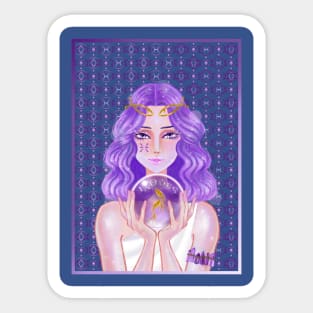 Pisces Amethyst Sticker